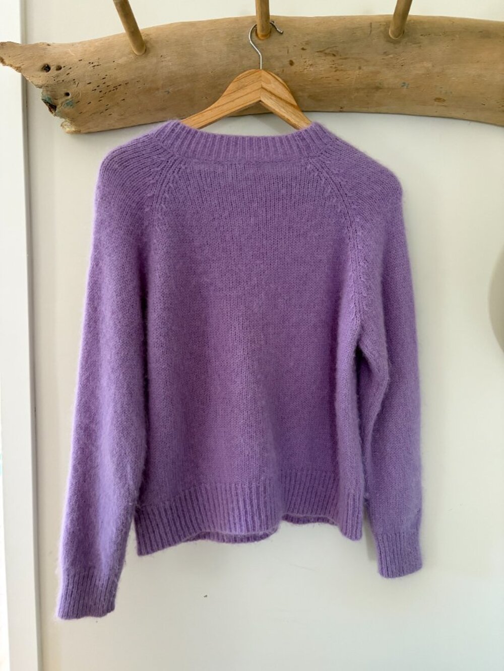 Ali Golden Mohair Pullover Lilac - Picture 2 of 3